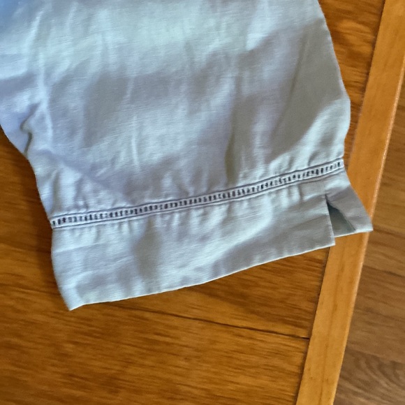 Linen three quarter sleeve button up blouse, Old Navy XL - Picture 4 of 5